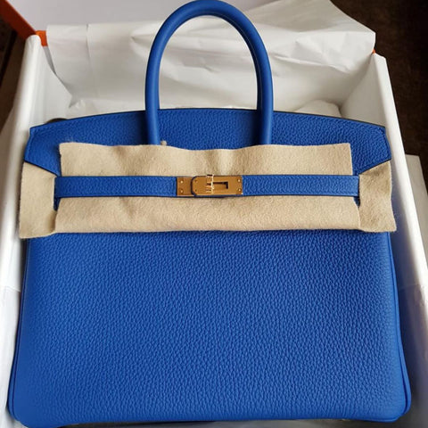 Birkin 25 Blue Zellige Togo