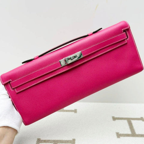 Kelly Cut Rose Tyrien Epsom