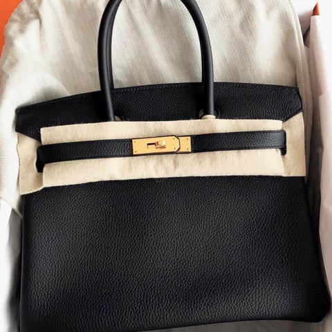 Birkin 30 Black Togo