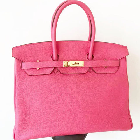 Birkin 35 Rose Lipstick Togo