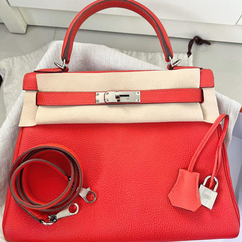 Kelly 28 Capucine Togo