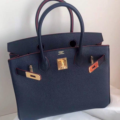 Birkin 30 Contour Blue Indigo Epsom