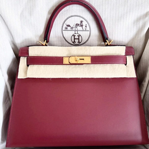 Kelly 28 Sellier Rouge H Sombrero