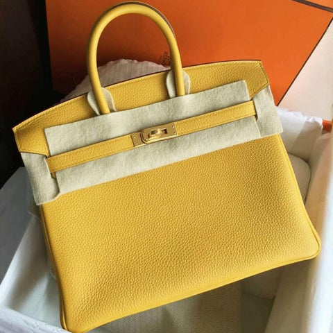 Birkin 25 Jaune Ambre Togo