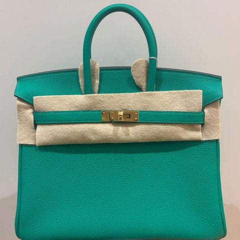 Birkin 25 Menthe Togo