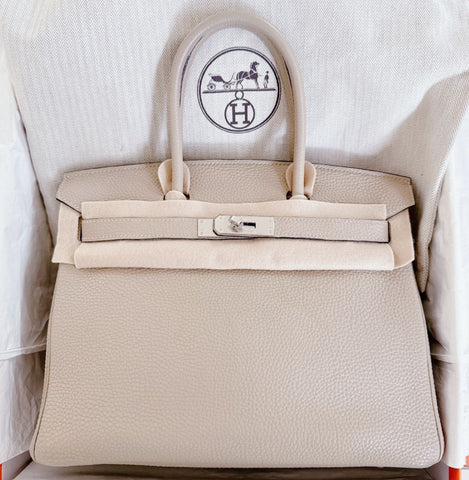 Birkin 30 Gris Tourterelle Togo