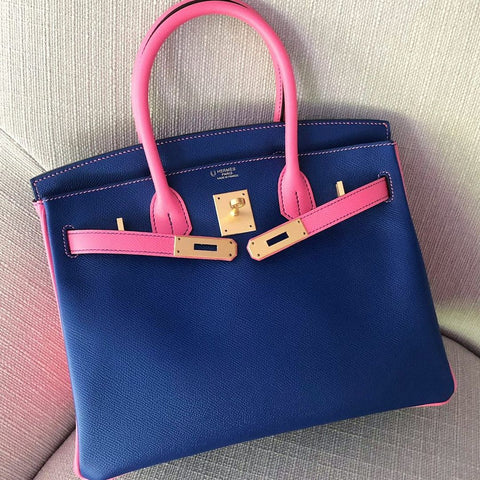B30 Blue Electric/Rose Azalee Epsom Brushed
