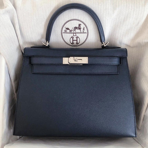 K28 Sellier Blue Indigo Epsom