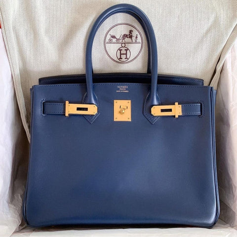 B30 Navy Boxcalf