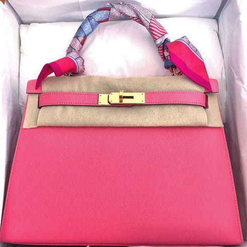 K28 Sellier Rose Azalee Epsom