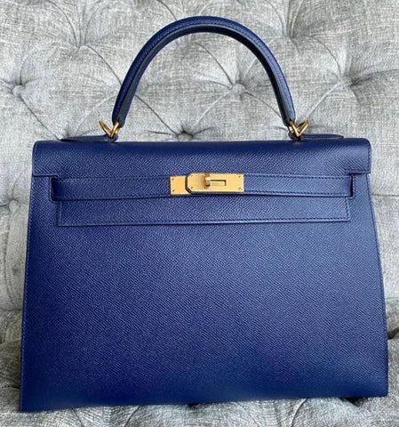 K32 Sellier Blue Sapphire Epsom