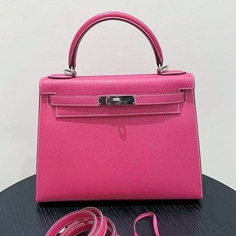 K28 Sellier Rose Tyrien Epsom
